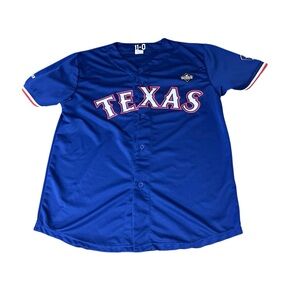 MLB men Texas Rangers Nathan Eovaldi Home Jersey Sz Medium